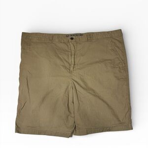 Magellan Outdoors Shorts Men's 44W Khaki Tan Flat Front Casual Chino